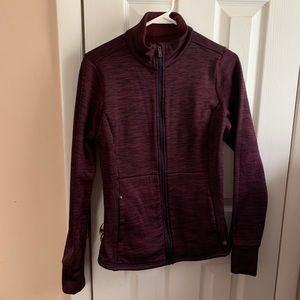 Trek gear, red and black jacket